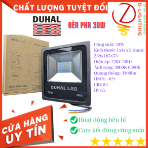 Đèn pha led Duhal KDJD0301 30W