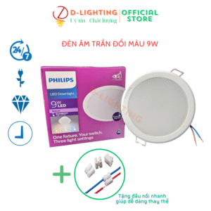 Đèn led âm trần Phiplis MESON SSW 105 9W đổi màu