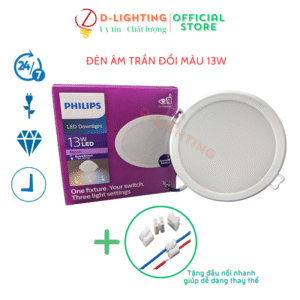 Đèn led âm trần Phiplis MESON SSW 125 13W đổi màu