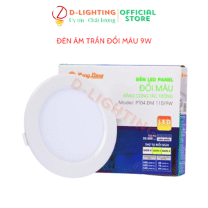 Đèn led âm trần Rạng Đông đổi màu PT04.V2 110 9W