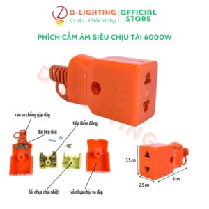 Phích Cắm âm 6000w Hinoki