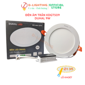 Đèn led âm trần Duhal KDGT509 9W sáng trắng