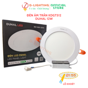 Đèn led âm trần Duhal KDGT512 12W