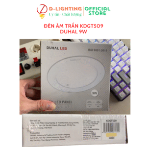 Đèn led âm trần Duhal KDGT509 9W sáng vàng