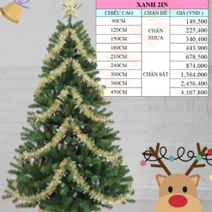 Cây thông đầu tròn màu xanh ChaangChiia