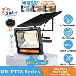 Đèn Led Năng Lượng Mặt Trời MODI SOLAR Siêu Sáng Chống Nước