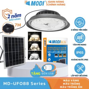 Đèn Treo Thả UFO Năng Lượng Mặt Trời Độ Sáng Cao
